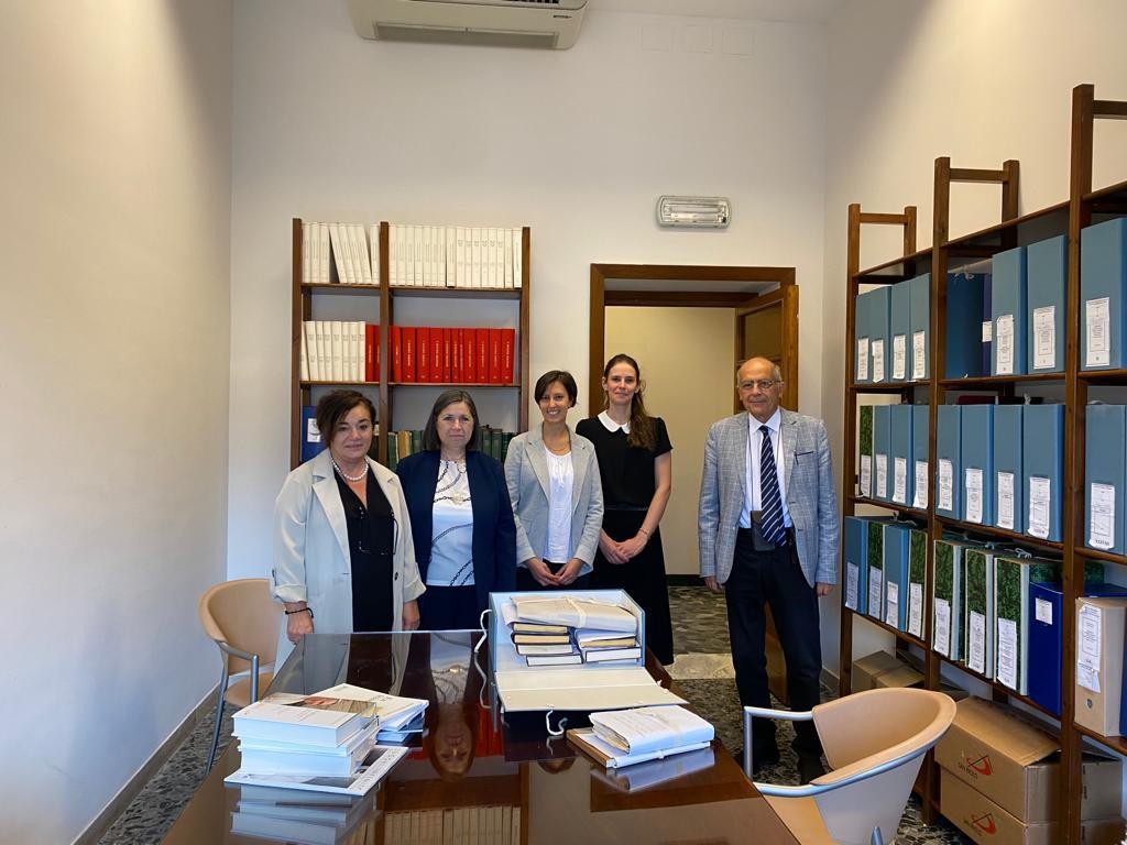 L'Ambasciatrice di Grecia presso la Santa Sede in visita alla Fondazione