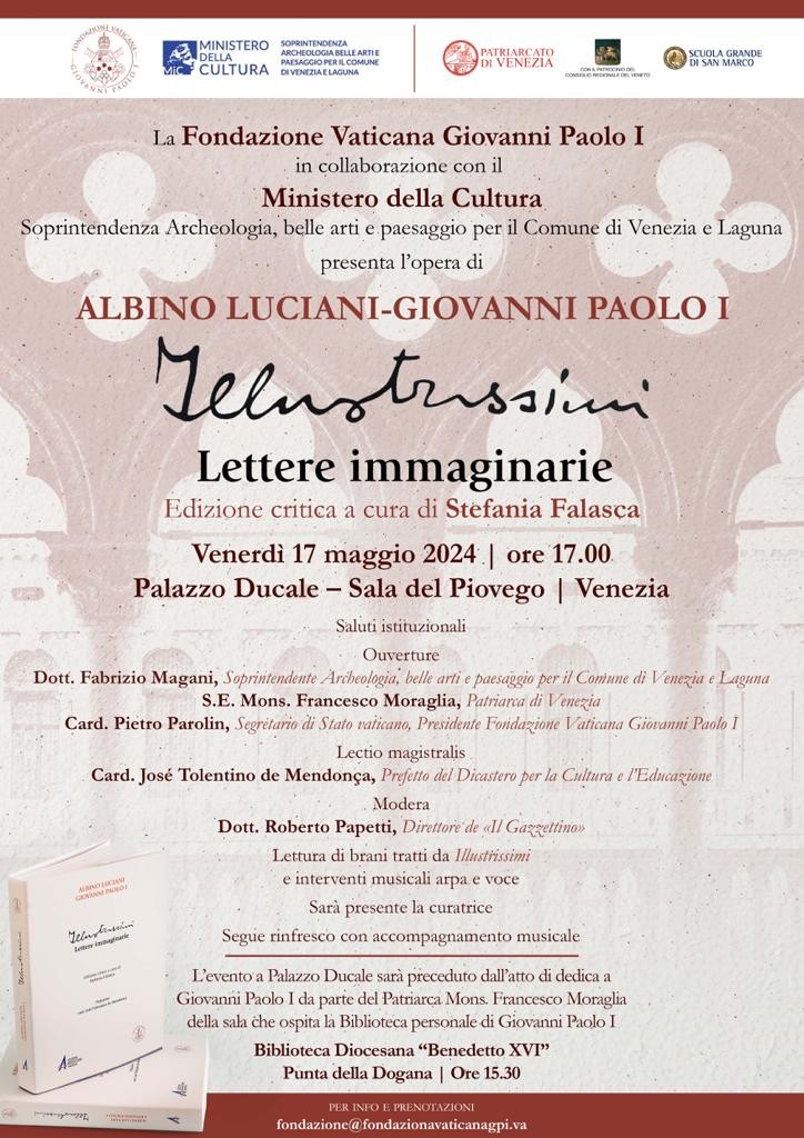 Palazzo Ducale, Venezia, 17 maggio 2024. Presentazione del volume Illustrissimi. Lettere immaginarie